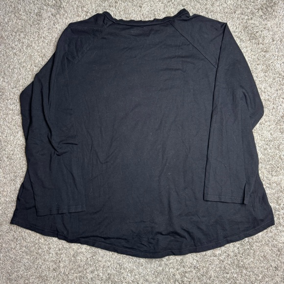 GOOD hYOUman Raglan Shirt. Size XL Black - Picture 4 of 5